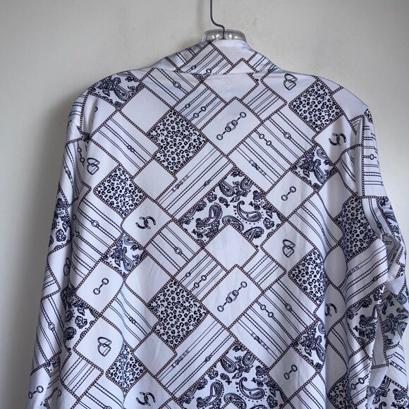 San Soleil Quarter Zip Golf Top Size XL Equestrian - Picture 5 of 10